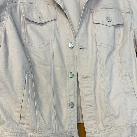 Talbots Soft Pink Jean Jacket - Picture 4 of 6